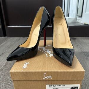 Christian Louboutin Pigalle 120 Patent Calf Black